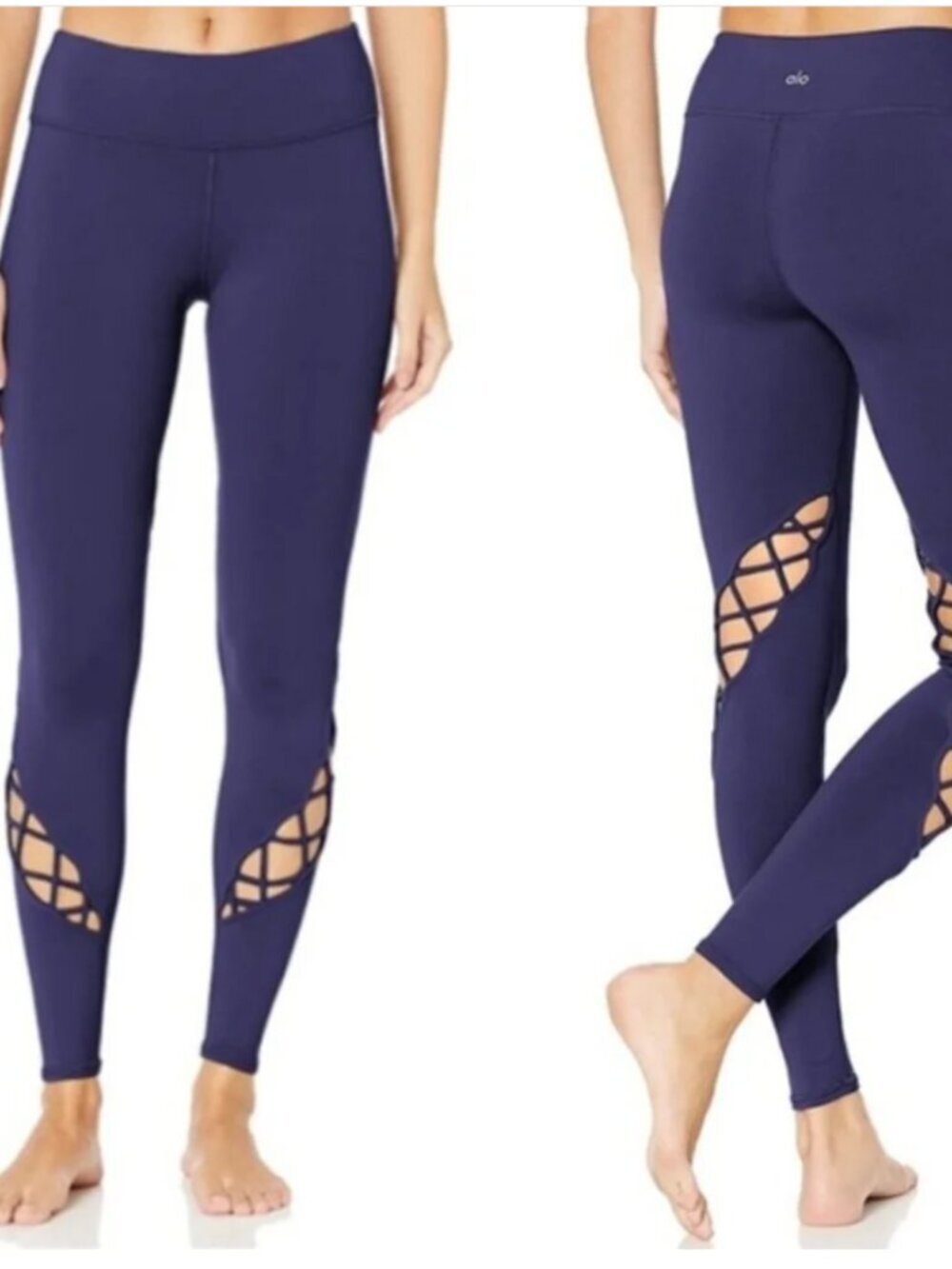 Alo Yoga Navy Blue Entwine Leggings - Small - New w/Tags